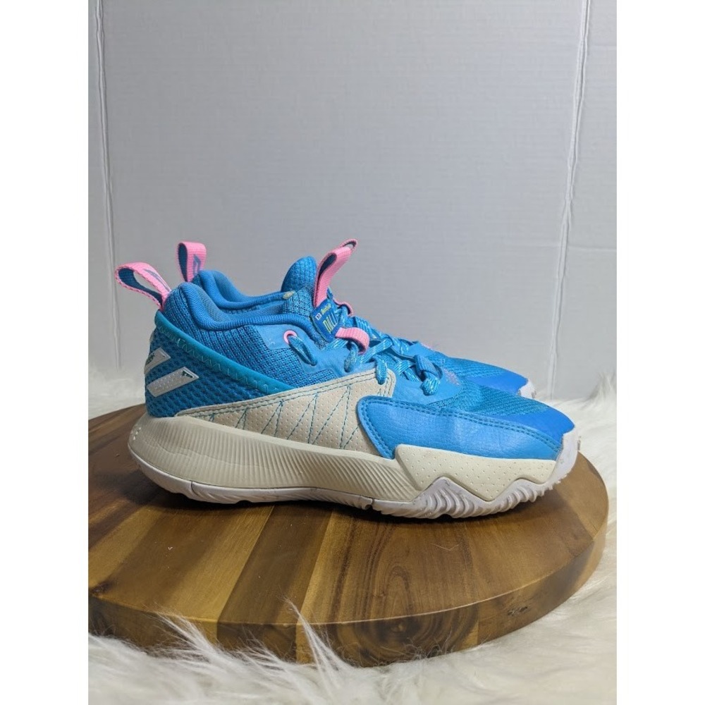 Adidas Dame Certified EXTPLY 2.0 Mens Size 6.5 Blue Basketball Shoes GV9587